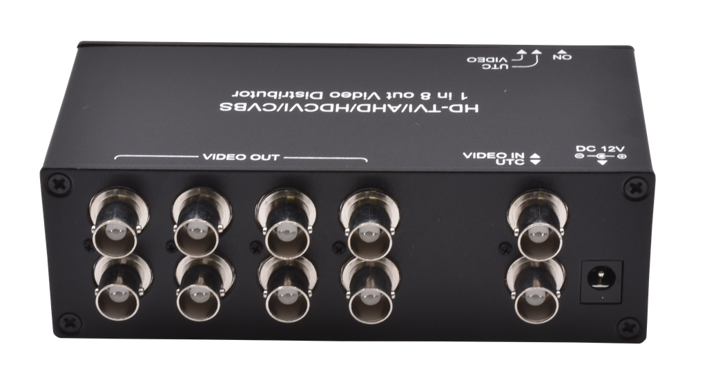 (S27108-B0) AMPLI. PAL/AHD/CVI/TVI 1E/8S - CD108HD Boite 1 PC Elbac