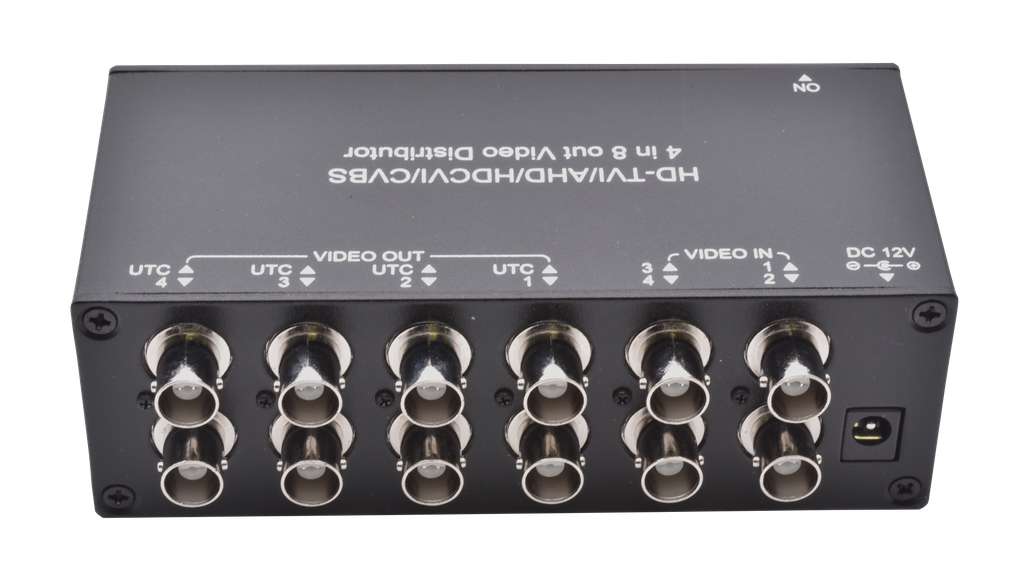(S27408-B0) AMPLI. PAL/AHD/CVI/TVI 4E/8S - CD408HD Boite 1 PC Elbac