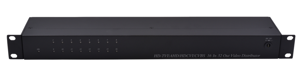 (S28632-B0) AMPLI. VIDEO PAL/CVI/TVI/AHD 16E/32S RACK. - CD1632HD Boite 1 PC Elbac