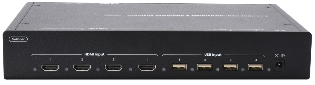 (S29404-B0) SWITCH KVM HDMI 4 PORTS QUAD Boite 1 PC Elbac
