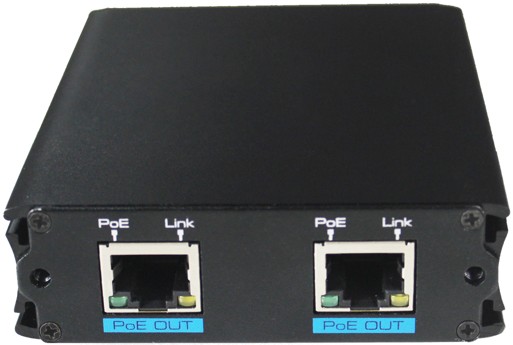 (S40122-B0) REPETEUR POE/POE+ 1E/2S 100Mbps Boite 1 PC