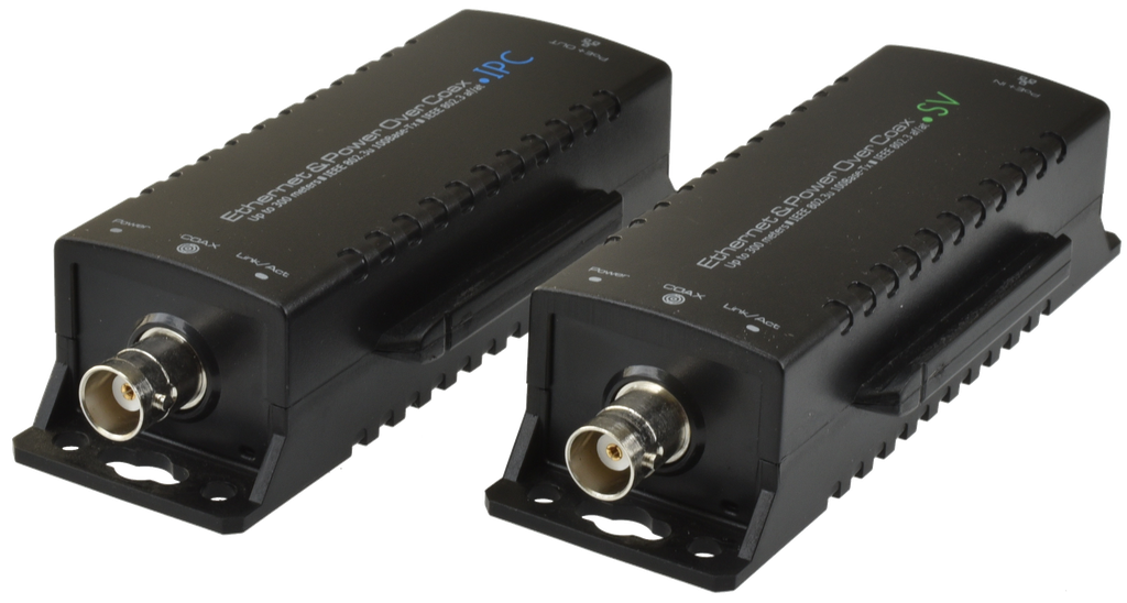 (S47003-01-BK) DEPORT IP POE SUR COAX Boite 1 KIT