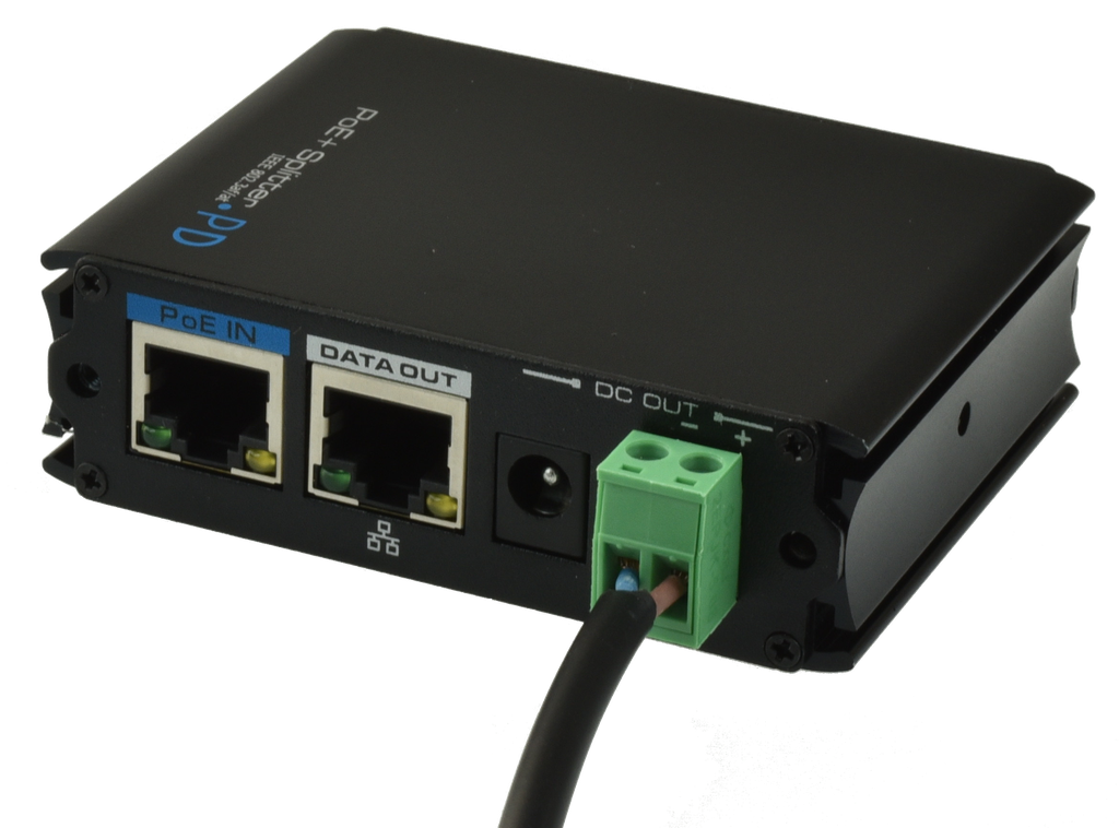 (S48025-B0) REJECTEUR POE 1Gb>1Gb+12/24VDC 25W Boite 1 PC Elbac
