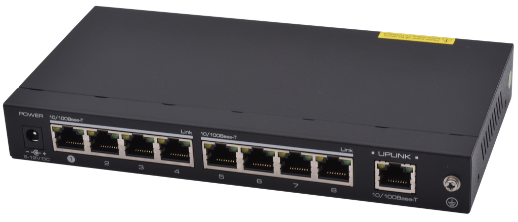 (S57082-B0) SWITCH 8×100Mbps & 1×100Mbps Boite 1 PC Elbac