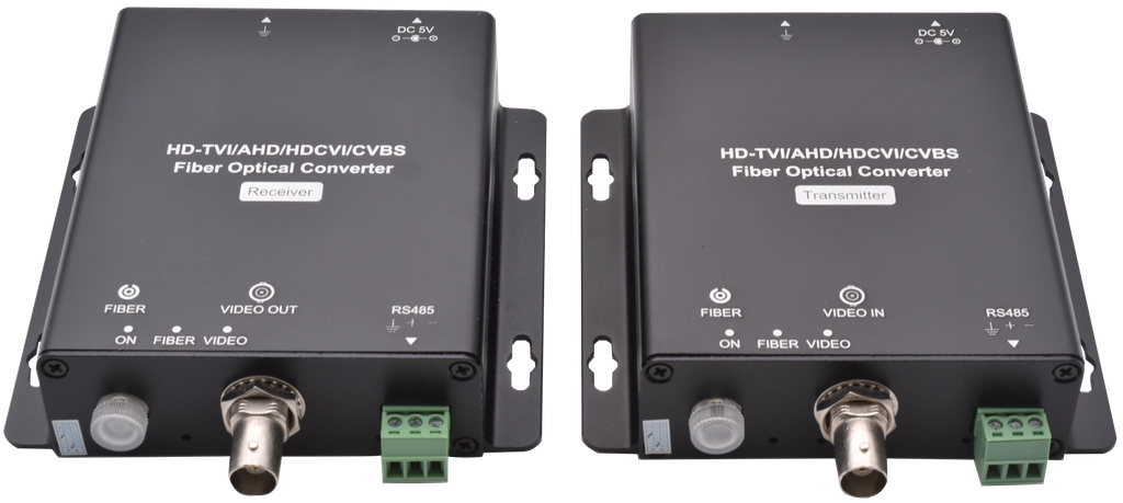 [S69101-BK] (S69101-BK) KIT-DEPORT HD-TVI/CVI/AHD/CVBS + RS485 SUR FIBRE 20KM Boite 1 KIT Elbac