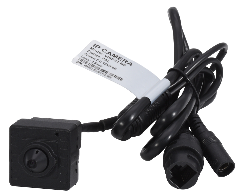 (VISF22-B0) CAMERA DISCRETE IP 2MPx 2.8mm Boite 1 PC Elbac