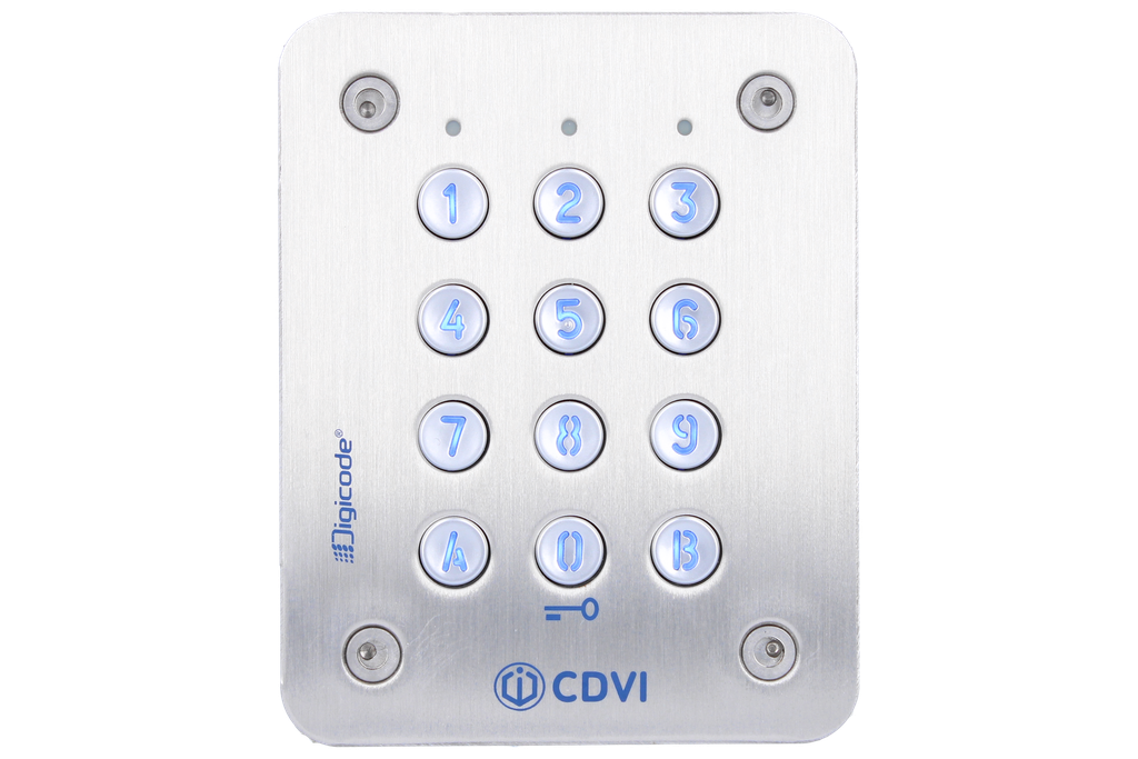 (CAASE) Digicode® inox encastré 3 rel