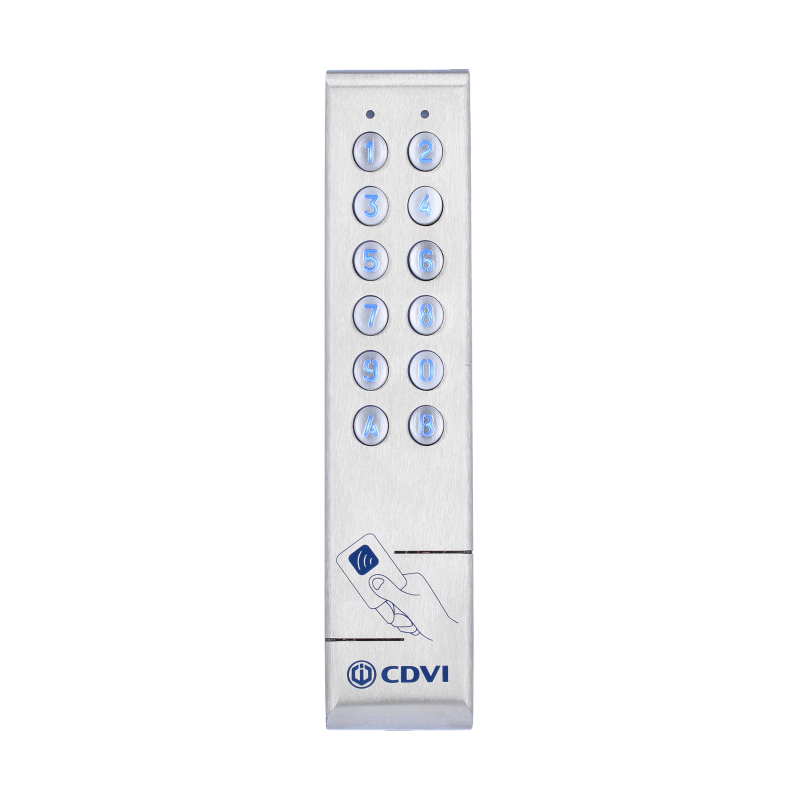 (KCPROXWLC) Lecteur inox 2*technologies