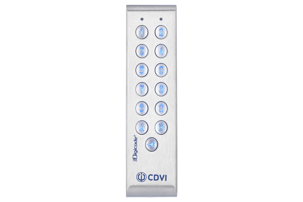 (PROFIL100EINT) Digicode® fin inox - 2 relais