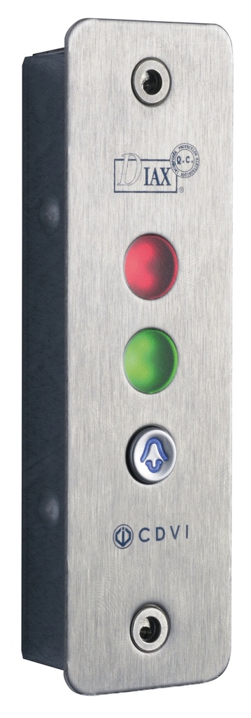 (SIE) Sémaphore inox 2 leds encastré
