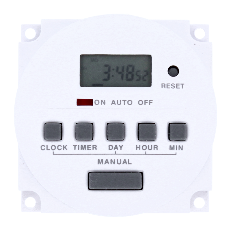 (TH82712V) Horloge digitale 6 pas12V