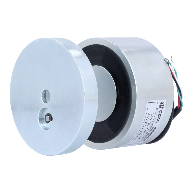 (V250D80R) Ventouse ronde 250kg 12/24V