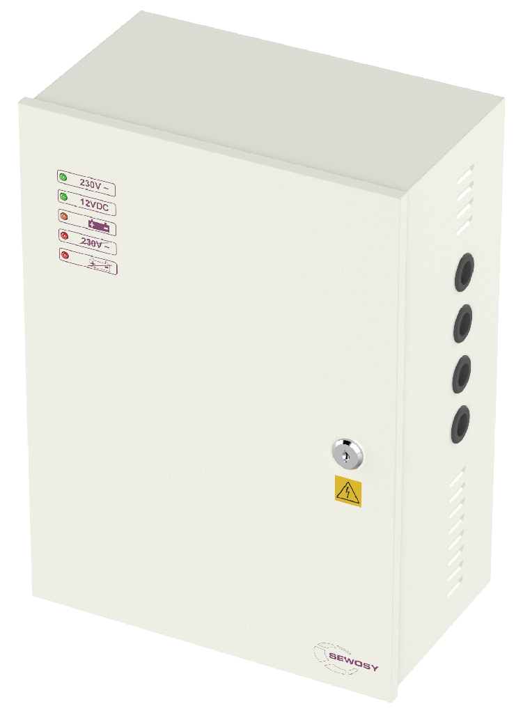 [AD1210RGC] (AD1210RGC) Alimentation à découpage 12VDC 10 A (emplacement accu 2 x18 Ah)