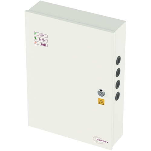 [AD24025R] (AD24025R) Alimentation à découpage 24VDC 2,5 A (emplacement 2 accus 7Ah)
