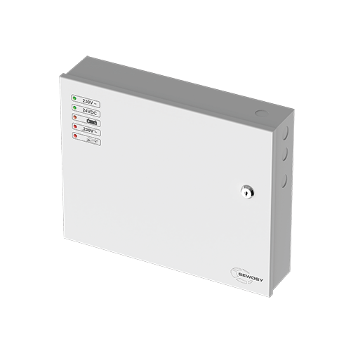 [AD2405-SR] (AD2405-SR) Alimentation à découpage 24VDC 5 A (emplacement 2 accus 7Ah)