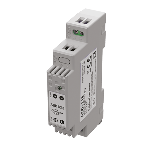 [ADD1218] (ADD1218) Alimentation DIN 1 module 230V AC / 12V DC / 18W - 1.5A