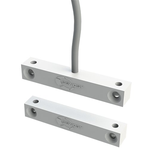 [CMA2F10] (CMA2F10) Contact magnétique applique 9 x 9, 10 mètres de câble NO