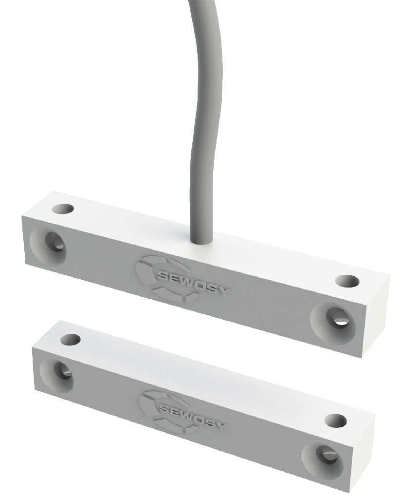 [CMA3F10] (CMA3F10) Contact magnétique applique 9 x 9, 10 mètres de câble INVERSEUR