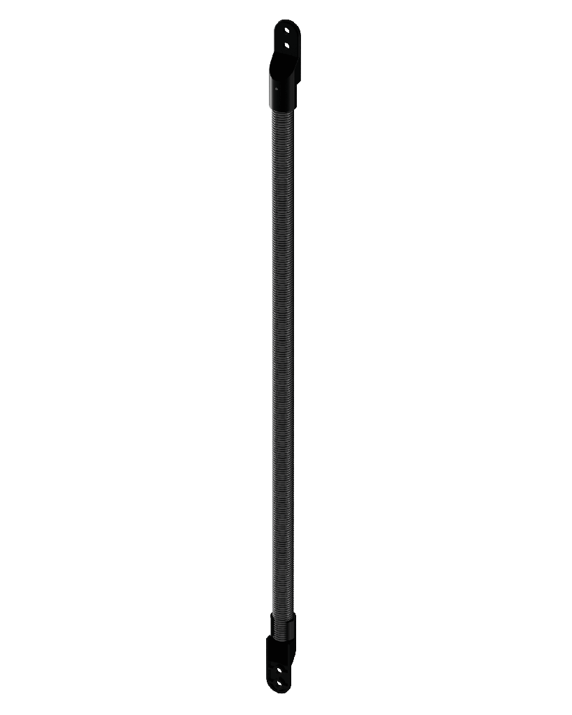 [DLS390-N] (DLS390-N) Ressort 390 mm + capuchons - angle d’ouverture 180°