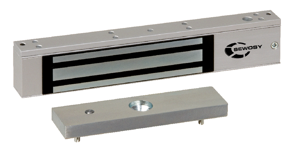 [EF150CTC] (EF150CTC) Ventouse électromagnétique applique 150 daN 12-24V DC + CTC + LED
