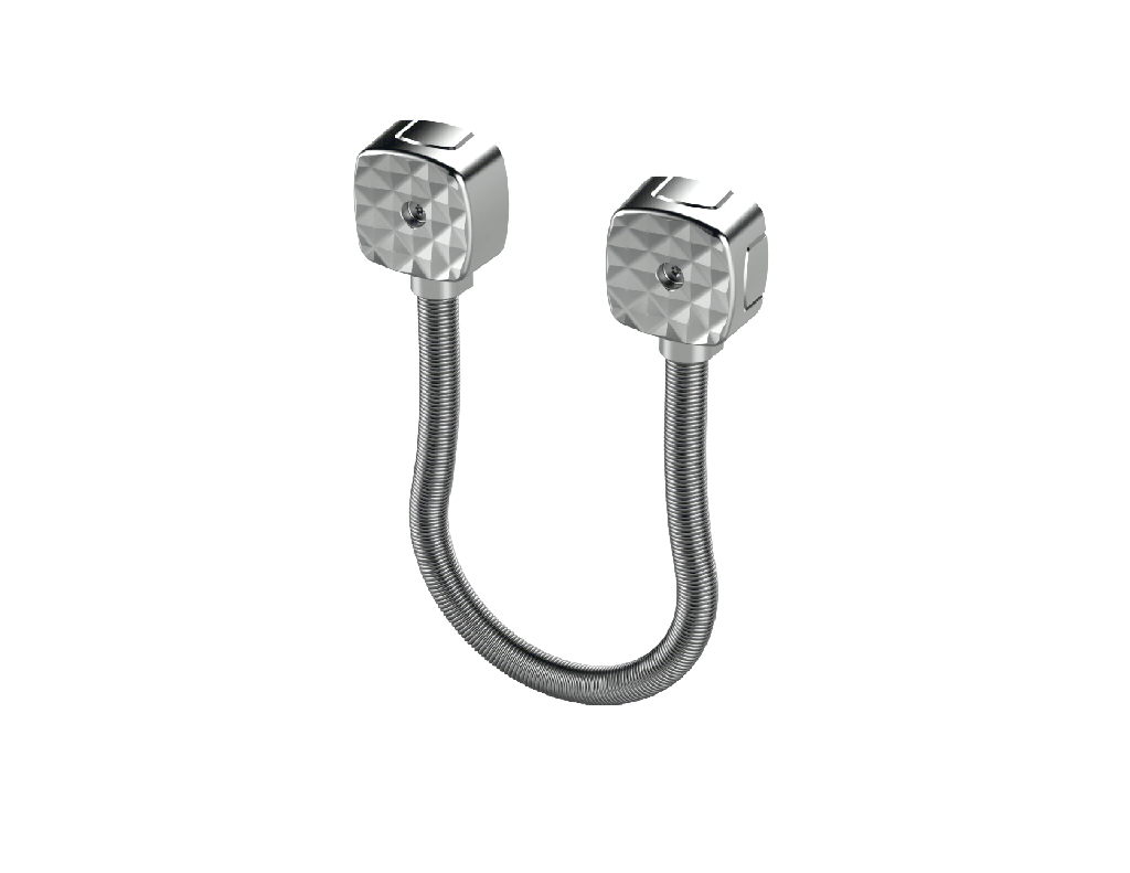 (EFLEX1) Passage de câble en applique diamètre 13 mm + ressort INOX 40 cm