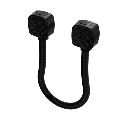 (EFLEX1-N) Passage de câble noir - diamètre intérieur 13 mm