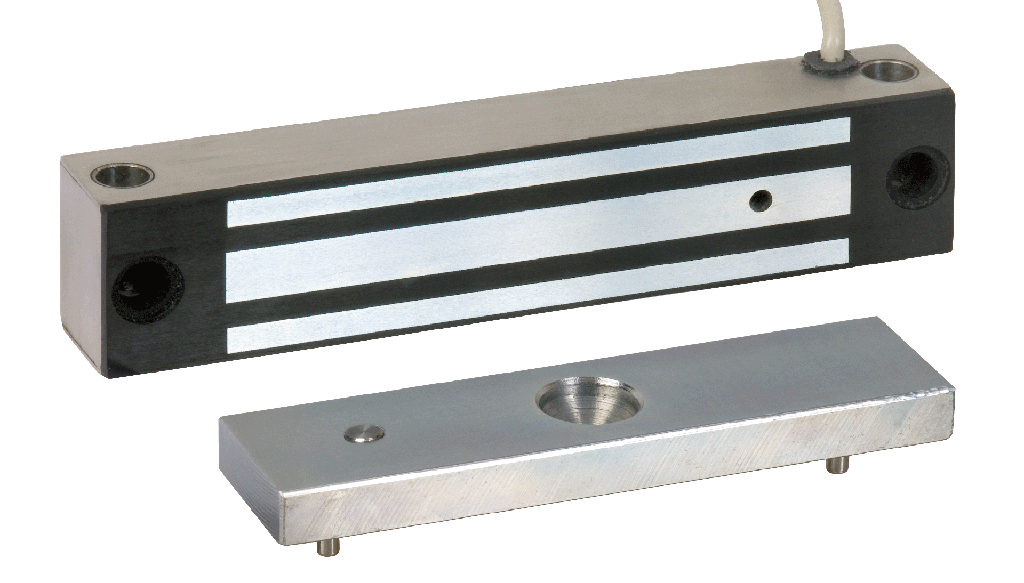 (EXT200CTC) Ventouse électromagnétique applique acier inoxydable 180 daN 12-24V DC
