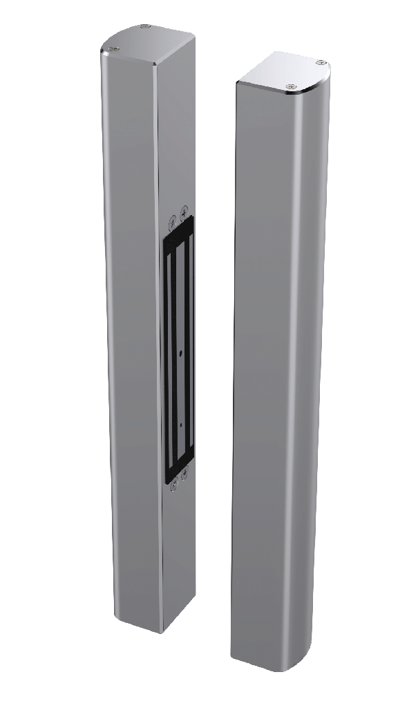 (KLAK1/400AS) Bandeau portes coulissantes 400mm AS 1 x 300 daN 12/24V DC + CTC