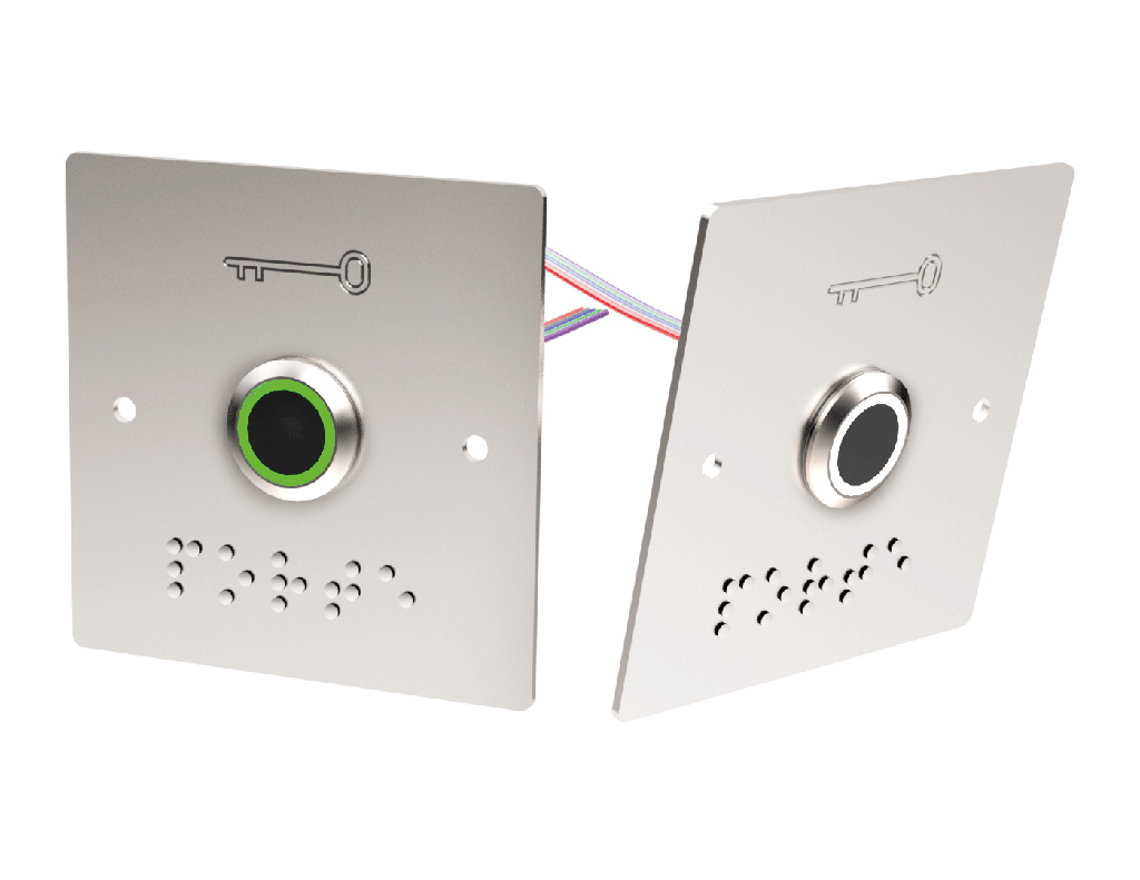 (PB19IR_L) Capteur infrarouge lumineux blanc/vert, 12/24V DC