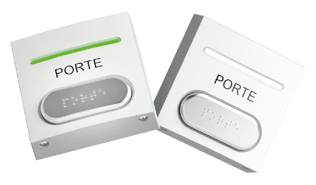 (PBAL2) Bouton poussoir ABS NO+NC + LEDs blanche et verte