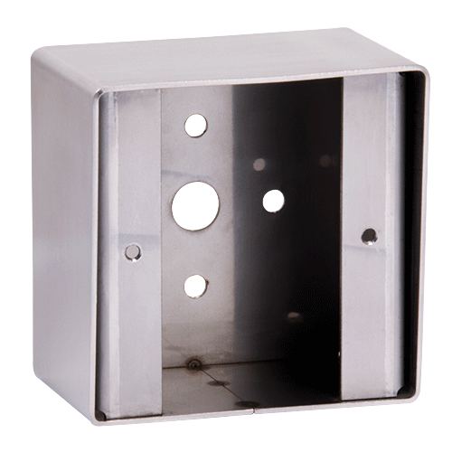 (PBHI2) Boîtier applique carré pour gamme bouton poussoir INOX