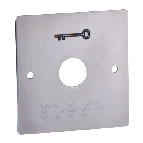[PBP19_B] (PBP19_B) Plaque INOX pour PB19 marquage braille