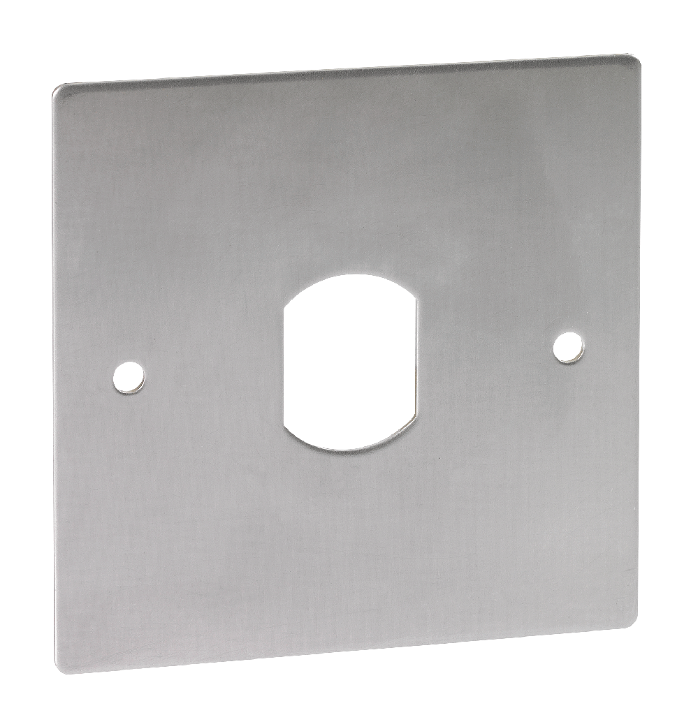 (PBP19_TL) Plaque INOX avec empreinte pour tête de lecture