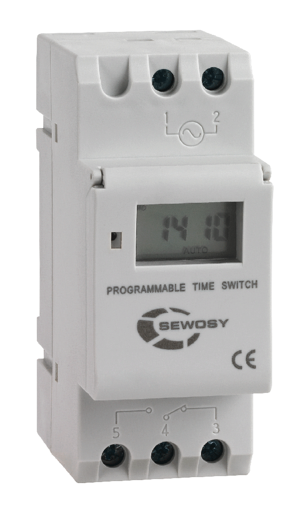 (PTS71C) Horloge digitale hebdomadaire 230V AC - 1 contact