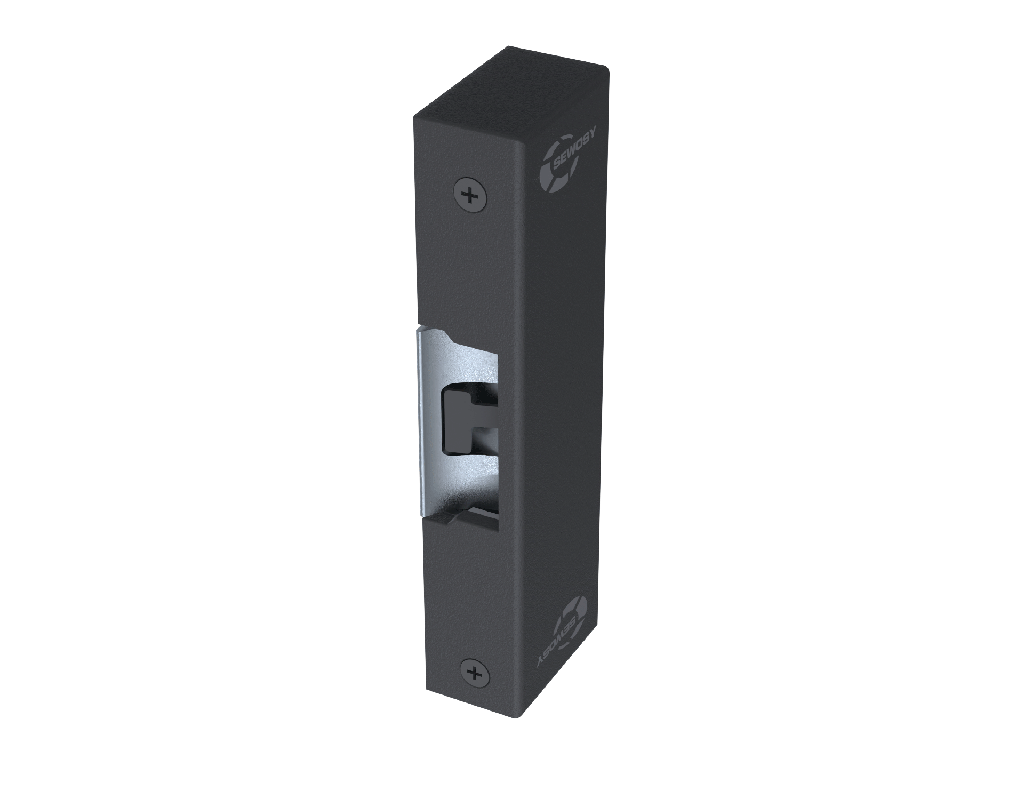 (SEAPC1) Gâche électrique 1 PANIC 12-24V AC/DC + 8 entretoises 2,5mm