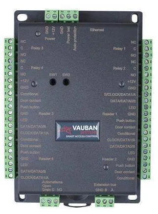 (VERSO+4) Centrale VAUBAN VERSO+ 4, TCP-IP, 4 lecteurs