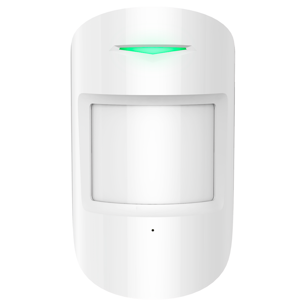 [2S-IB-IR+GLASS] (2S-IB-IR+GLASS) Détecteur PIR et bris de vitre - Anti-animaux / Bidirectionnel - Certifié Grade 2 - Sans fil 868 MHz Jeweller - Zone de détection PIR 12 m - Zone de détection de bris de vitre 9 m
