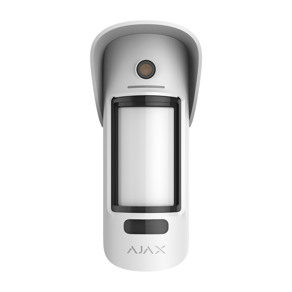[AJ-MOTIONCAMOUTDOOR-PHOD-W] (AJ-MOTIONCAMOUTDOOR-PHOD-W) Détecteur de mouvement extérieur avec photo à la demande - Sans fil 868 MHz Jeweller - Détection de 3 à 15 m - Protection de la vie privée - Antimasking / Immunisé contre les animaux de compagnie - Utilisation extérieure IP55