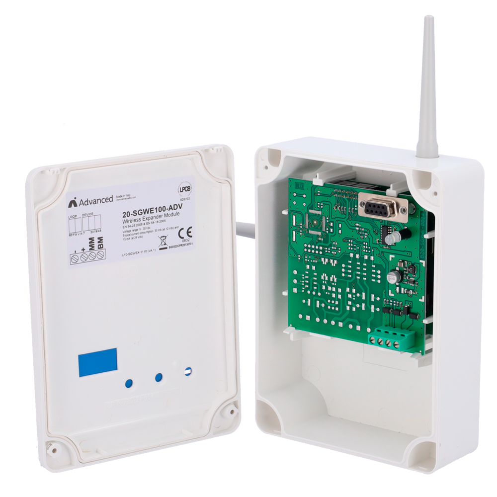 (ADV-20-SGWE) Module d'extension sans fil - Compatible avec la gamme sans fil ARGUS - Permet d'élargir la portée du réseau sans fil - Alimentation de 9 à 30 VDC