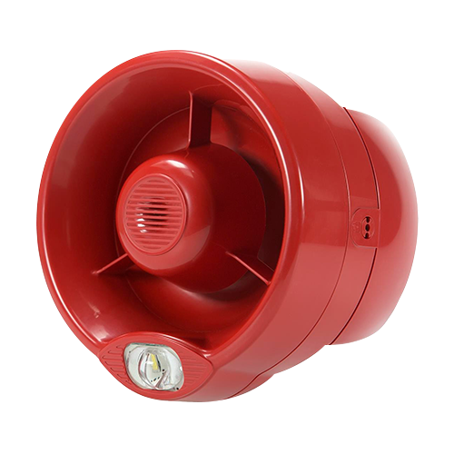 (ADV-AXIS-CWSV) Sirène et flash conventionnel Advanced - Nécessite le module ADV-AXIS-WSM pour se connecter à la boucle analogique - Pression sonore maximale 100dB - 4 niveaux de volume et 32 tonalités programmables - Certificats EN54-3 et EN54-23