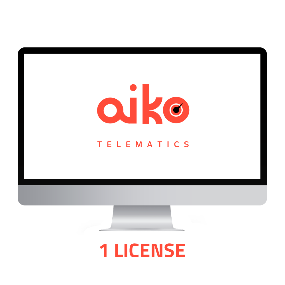 (AIKO-LICENSE-12M) Licence de gestion de flotte - Basé sur le Cloud | Paiement annuel - Licence pour 1 tracker - Contrôle des itinéraires et des actifs - Surveillance en temps réel - Application mobile Aiko