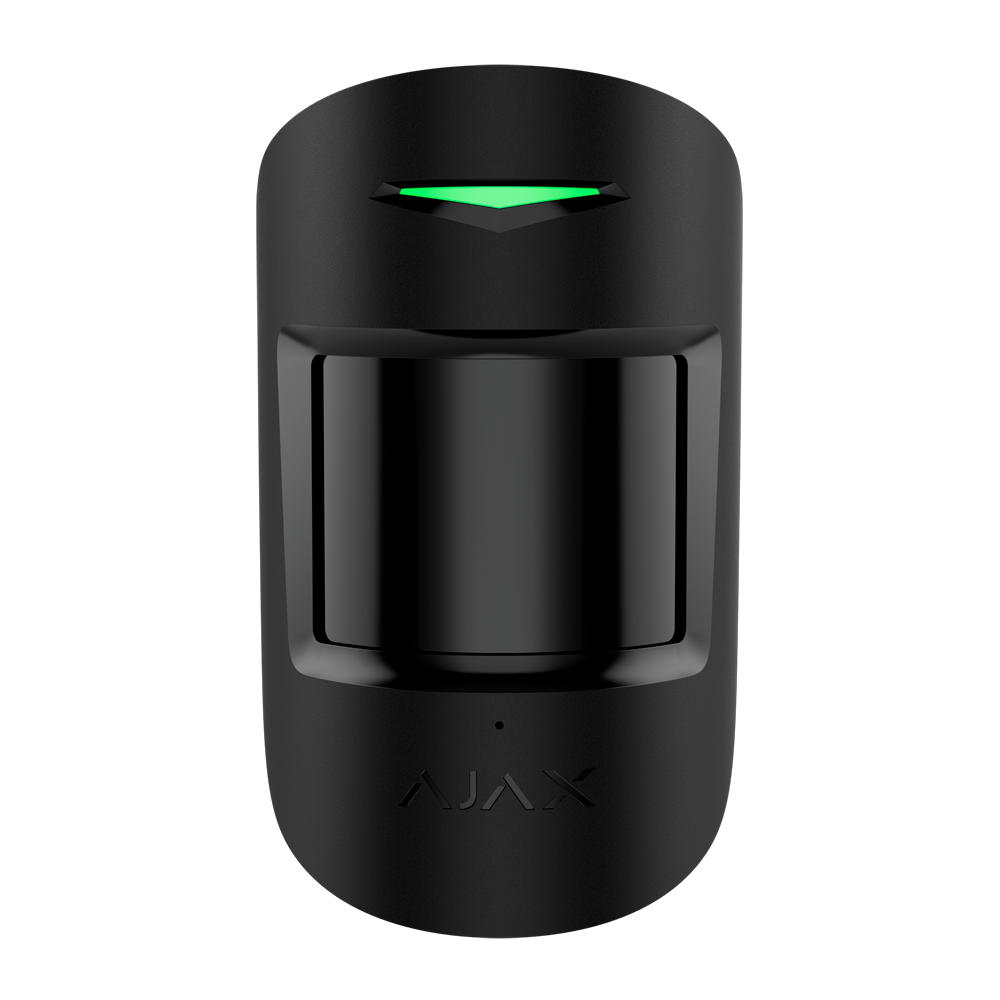 [AJ-COMBIPROTECT-S-B] (AJ-COMBIPROTECT-S-B) Détecteur PIR et bris de vitre - Degré 2 - Ajax Superior / Support avec vis de fixation - Sans fil 868 MHz Jeweller - Immunité contre les animaux - Sensibilité ajustable - Détection PIR 12m et Bris de vitre 9m