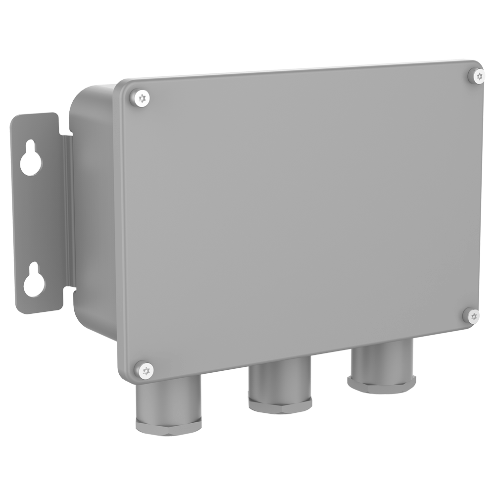 [DS-1284ZJ-M-AC3(OS)] (DS-1284ZJ-M-AC3(OS)) Soporte para montaje en pared - Acero inoxidable 316L  - Revestimiento anticorrosión - Apto para uso en interior y exterior - Pasadores de cables - Color gris