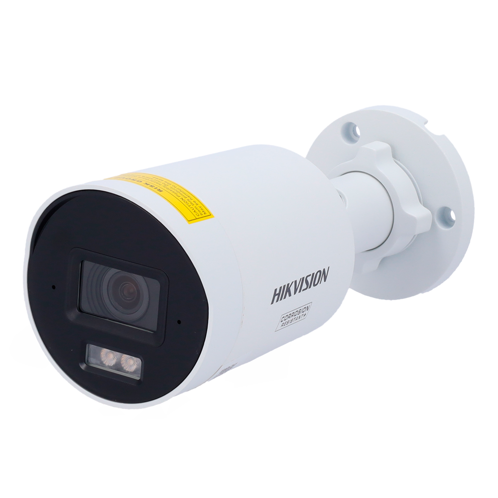 (DS-2CD2043G2-LIZ2UY(2.8/4mm)) Hikvision | Caméra Bullet IP Gamme PRO - 4 Mégapixel | Deux objectifs en un 2.8/4 mm - Lumière hybride 40 m | Double microphone en réseau - Détection de mouvement 2.0 | AcuSense - Face capture | PoE+ | MicroSD 512 Go - IP67 | NEMA 4X | Couleur Blanc