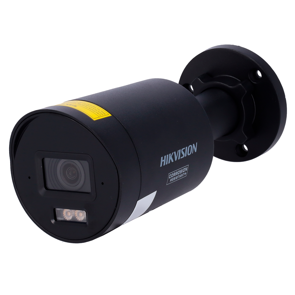 (DS-2CD2043G2-LIZ2UY(2.8/4mm)(BLACK)) Hikvision | Caméra Bullet IP Gamme PRO - 4 Mégapixel | Deux objectifs en un 2.8/4 mm - Lumière hybride 40 m | Double microphone en réseau - Détection de mouvement 2.0 | AcuSense - Face Capture | PoE+ | MicroSD 512 Go - IP67 | NEMA 4X | Couleur Noir