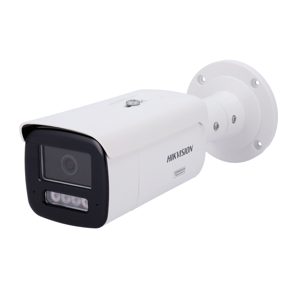 [DS-2CD2T43G2-2LIZ2UY(2.8/4mm)] (DS-2CD2T43G2-2LIZ2UY(2.8/4mm)) Hikvision cámara Bullet IP gama PRO - Resolución 4 Megapíxel - Dos lentes en una 2.8/4 mm  - Luz híbrida 60 m | Micrófono dual en array - Detección de movimiento 2.0 | AcuSense - Face Capture | MicroSD | PoE | IP67 | NEMA 4X