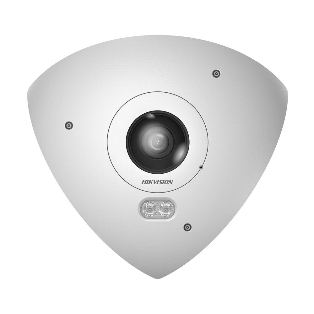 (DS-2CD6W65G1-IVS(1.16mm)) Hikvision - Caméra IP Fisheye 6 Mpx (2560×2560) - Objectif 1.16 mm Fisheye - Portée des LED IR 15m | Alarme | Audio | Microphone - Comptage de personnes : Carte de chaleur - Différents modes de visualisation en direct