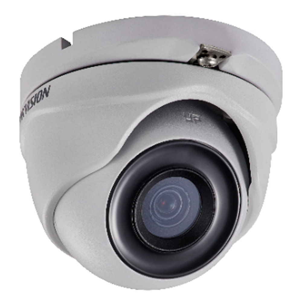 (DS-2CE56D8T-ITME(2.8mm)) Hikvision - Caméra dôme HDTVI Gamme PRO - Resolution 1080p (1920x1080) - Objectif 2.8 mm | portée IR Smart  20 m - Alimentation par câble coaxial PoC.af - Étanche IP67