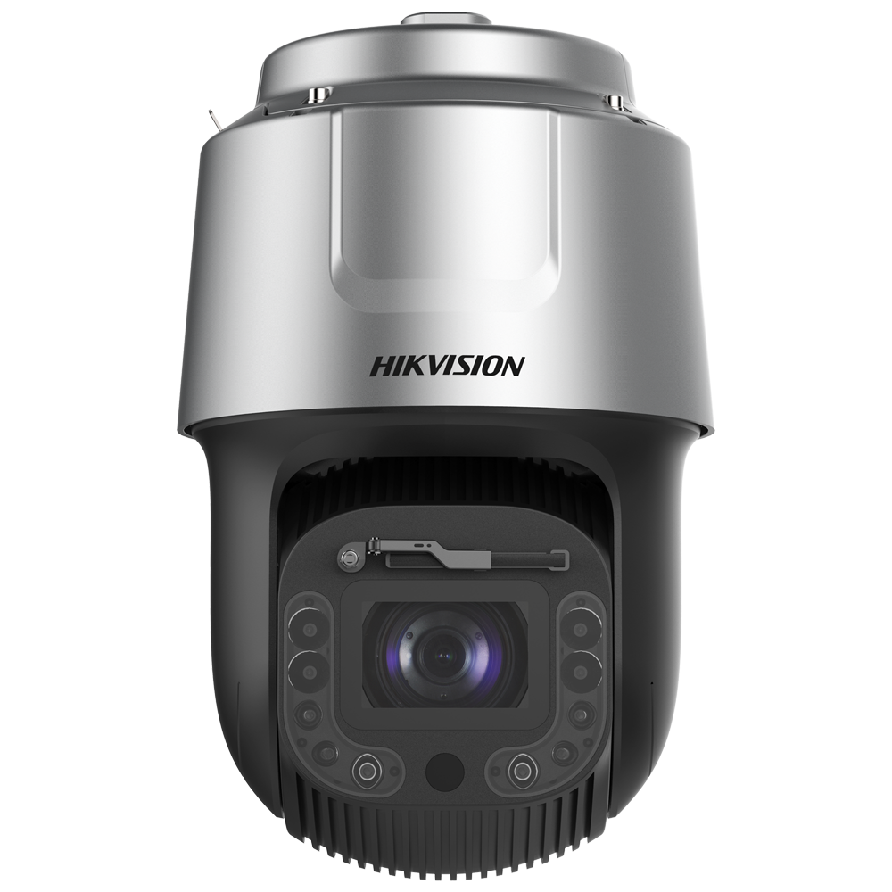 (DS-2DF8C442IXG1-ELWY) Hikvision cámara motorizada IP gama SOLUTIONS - Resolución 4 MPx (2688x1520) - Lente 6~252 mm 42X | Hi-PoE - Alarmas | Audio | IP67, IK10 | Anticorrosión - IR 400 m | Wiper | Smart Tracking | WDR 150 dB - AcuSense | Detección de rostros y vehículos