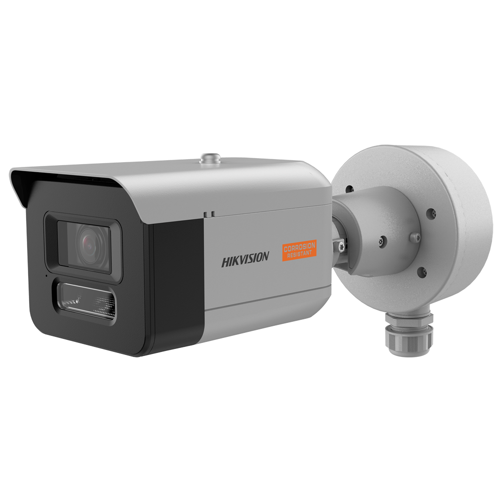 (DS-2XC3686G0H-LIZSU(PA)(2.7-13.5mm)) Hikvision cámara Bullet IP gama SOLUTIONS - Resolución 8 MPx (3840x2160) - Lente 2.7~13.5 mm - Luz híbrida alcance 50 m | ColorVu | AcuSense - Alarma | Audio | Micrófono dual | PoE | MD 2.0 - Polímero anti corrosión | IP67 | IK10 | NEMA 4X
